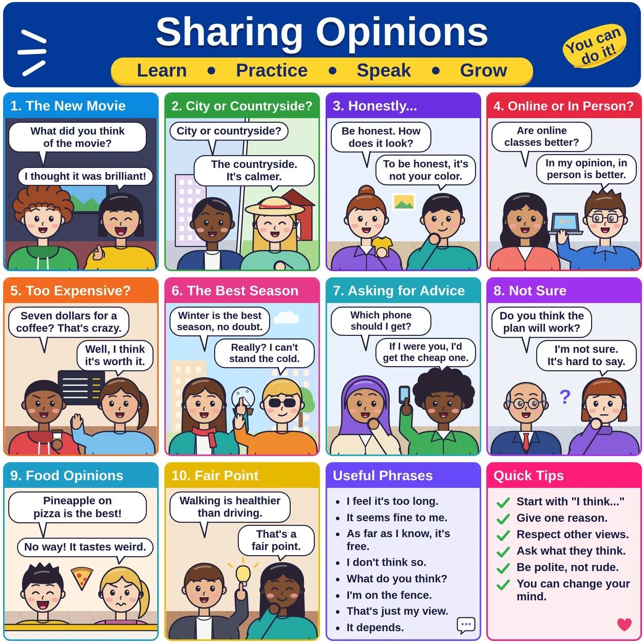 Sharing Opinions