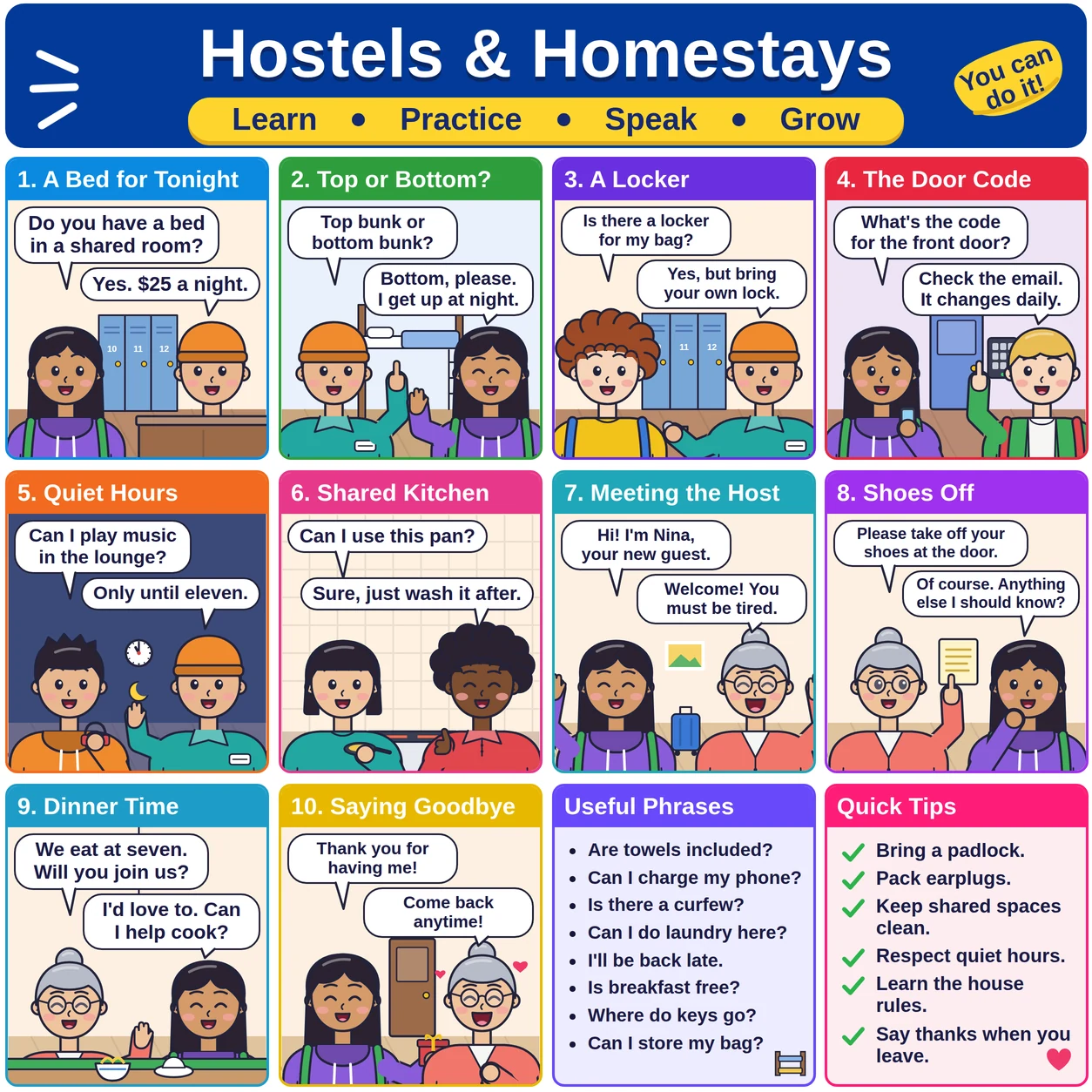 Hostels & Homestays