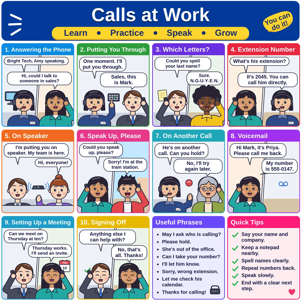 Calls at Work