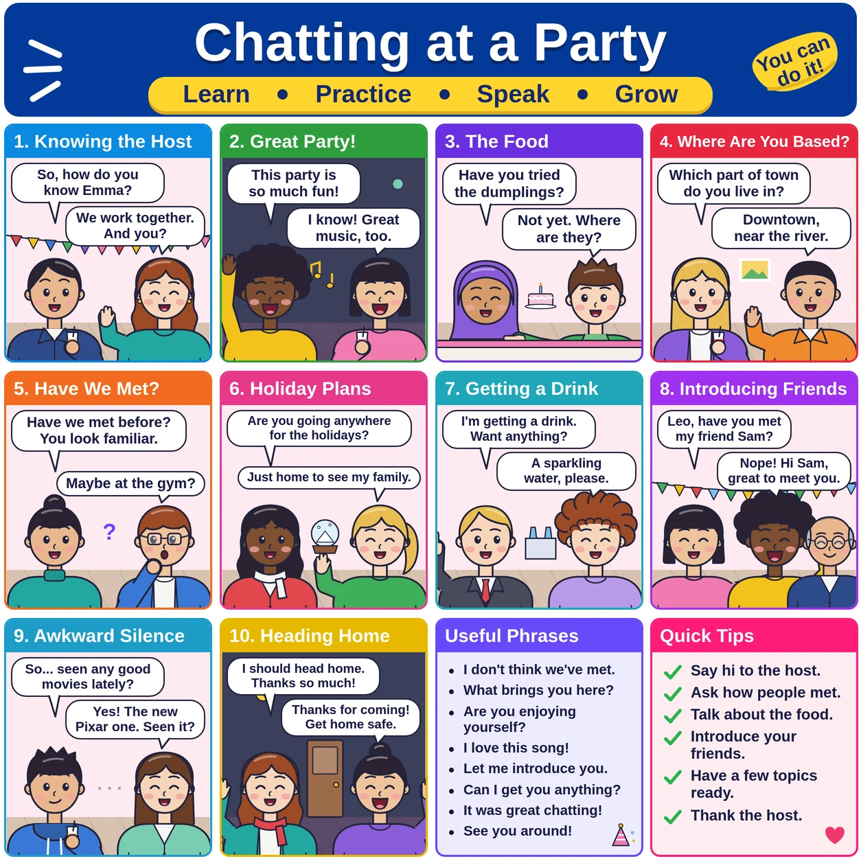 Chatting at a Party